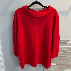 Talbots Vibrant Red Sweater